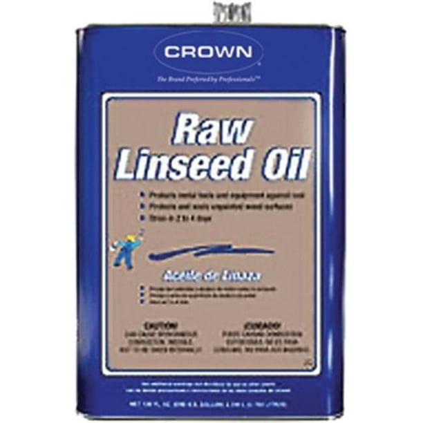 Crown Packaging CR.RL.M.05 Raw Linseed Oil 5 Gallon