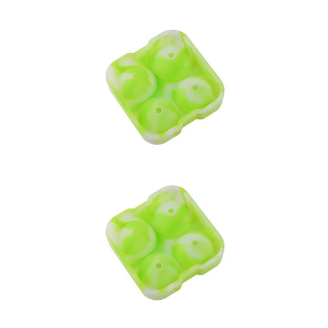 Monstrate Bandeja de cubitos de hielo Dido, 4 rejillas, molde de bola de hielo de silicona, barra de cocina reutilizable, máquina para hornear Type1 NO1