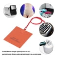thumbnail image 3 of Silicone Heater Mat, 40W Multifunctional 4Pcs Silicone Rubber Heating Pad  for Industrial Equipment Pipelines Storage Tanks, 3 of 7