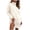 White-vHQOW, variant on Two Piece Sets for Women Summer Women Soild Color Casual Fashion Sweater and Lace Mini Dress 2 PC Set