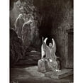 thumbnail image 3 of Dore, Gustave 15x18 Black Modern Framed Museum Art Print Titled - The Angel Seated Upon the Stone, 3 of 5