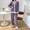 Purple, variant on Dianli Thermal Sleepwear V Neck Long Sleeve Thermal Top And Pants Insulated German Velvet Slim Fit Warm Base Layer Cozy Winter Nightwear Thermal Sleepwear