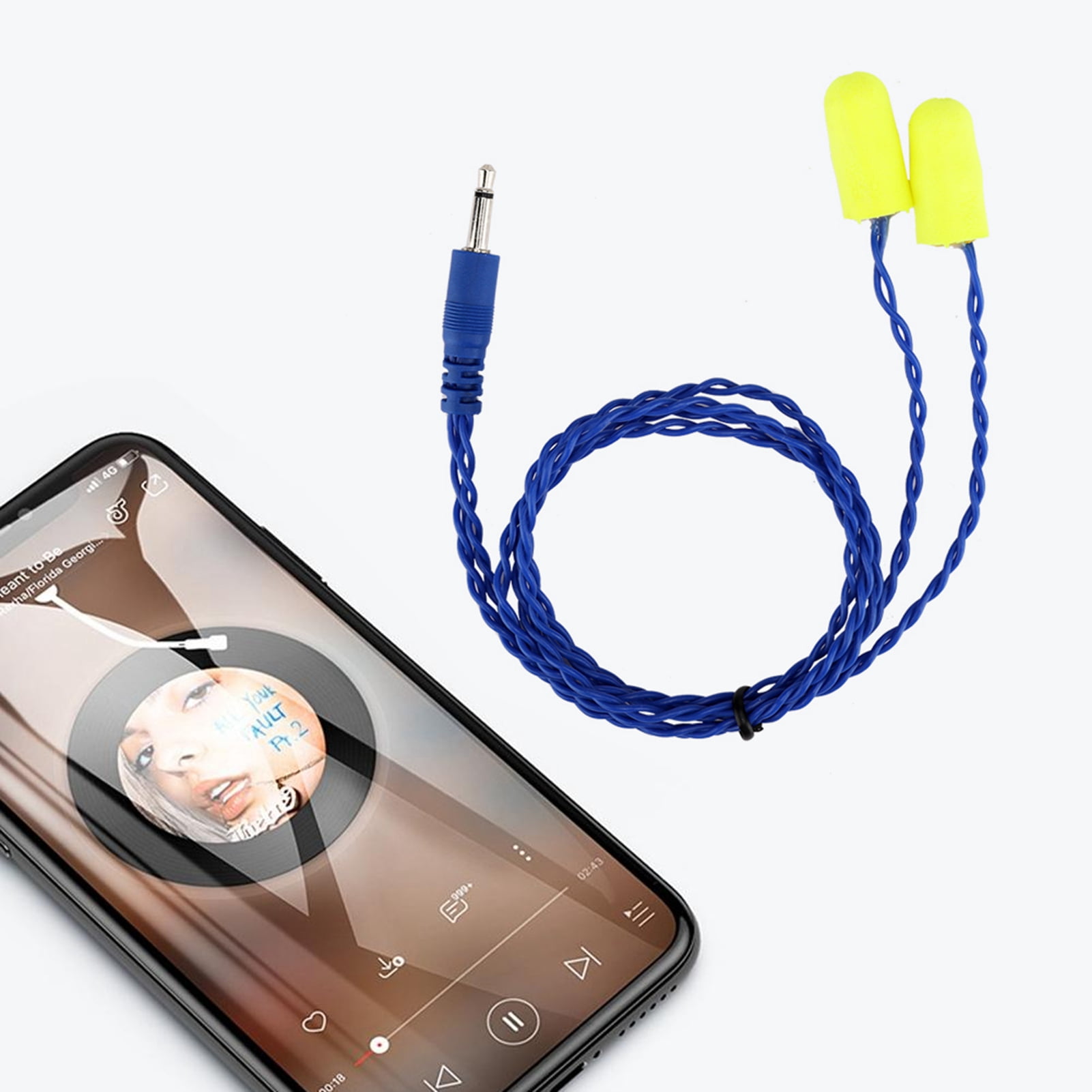 Racing Foam Earbuds, Mini Portable Mono Non Break Noise Reduction Racing Earbuds with Miniature Sensor for Outdoor