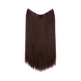 thumbnail image 2 of Hair Extensions Secret Hidden Wire In Real Long Thick Straight Curly Headband For Women,Brown Pullover Toupee, 2 of 3