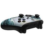 Premium Controllerz Custom Controller - For Xbox Series / One S Soft Touch Custom Wireless Controller - Soft Shell For Comfort Grip X (Waves)