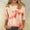 Multicolor, variant on ALLLIST Women's Tops Summer Crew Neck 3/4 Sleeve Tee Shirts Floral Casual Pullover Womens Clothing