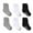 White, variant on AOMPMSDX Baby Socks 6 Pack Baby Toddler Unisex Socks Baby Girl Boy Soild Non Floor Socks Grey 5 Years-7 Years