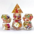 thumbnail image 3 of ziyahi Ensemble de 7 dés Polyédriques Jouer Jeu inclusions transparent 7 transparent 7 Pcs dés Polyédriques pour MTG RPG Jeu de Rôle Jouet pour Enfants Couleurs, 3 of 9