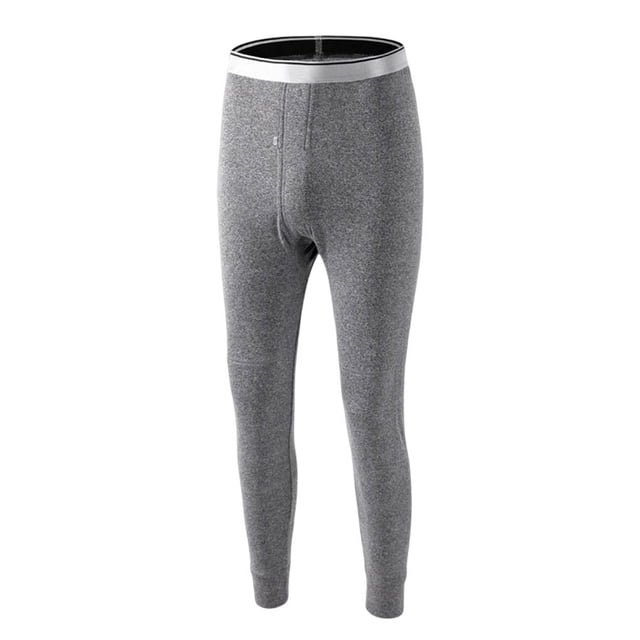 Jumpingount Mallas térmicas para hombre, mallas para calentar el cuerpo al aire libre, ropa interior más cálida para hombre, pantalones cálidos Ropa interior Gris 2XL.