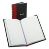 Boorum & Pease Esseltedaflex Record Account Book, Black and Red Cover, 144 Pages, 5 in X 7 in