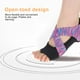thumbnail image 5 of Zapatos de Yoga, Mujeres Pilates Barre Zapatos Danza de Envolta Suave Agrenamiento de Baile Púrpura Con suela antideslizante para Pilates Danza, 5 of 8