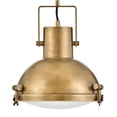 thumbnail image 3 of 1 Light Medium Pendant In Coastal-Industrial Style 13 Inches Wide By 47 Inches High-Heritage Brass Finish-Heritage Brass  Shade Color Hinkley, 3 of 7