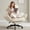 Beige, variant on Ultifit Criss Cross Chair with Swivel Armrests, Leather Office Chair with Spring Pad, Desk Chair Tall Back with Headrest & Footrest,Brown