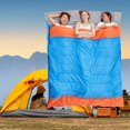 thumbnail image 3 of Saco de dormir de otoño invierno grueso cómodo saco de dormir para parejas impermeable 42 personas Cola Almohadilla para dormir al aire libre, 3 of 8