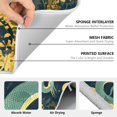 thumbnail image 6 of Yayeee Dish Drying Mat for Kitchen Counter 16" x 18" Microfiber Super Absorbent Coffee Decorative Pad, Green Celestial Serpent, 6 of 9