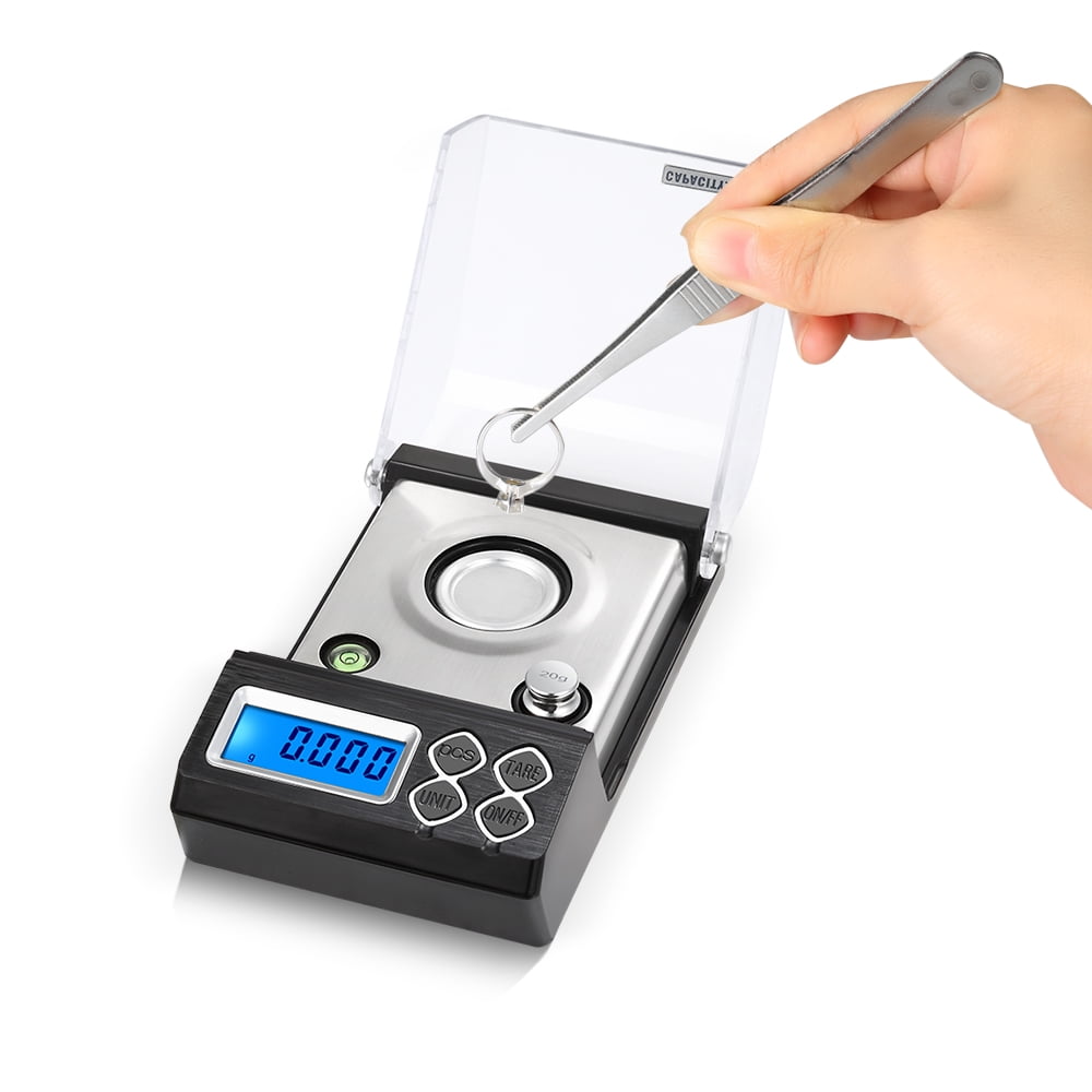 Digital Scales Portable Micro Precision Scale Lab Carat Powder Scale Jewellery 