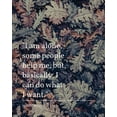 thumbnail image 2 of ArtsyQuotes 26x32 White Modern Wood Framed Museum Art Print Titled - Sergei Bubka Quote: I Am Alone, 2 of 4