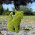 thumbnail image 4 of Home Flocking Animal Topiary Ornament Decorative Peeing Dog Sculpture for Desktop, 4 of 8