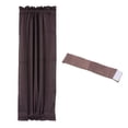 thumbnail image 1 of Unique Bargains Rideau Occultant pour Porte, 25 Pieds L x 40 Pieds L Rideau de Porte pour Fenêtre Française 1 Panneau, Brun, 1 of 7