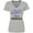 Athletic Heather, variant on I Love Colorado Columbine Flowers Women's V-Neck T-Shirt