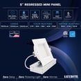 thumbnail image 7 of LUXRITE 5 In. LED Square Regressed Mini Panel Light, 5CCT, 16-26W, Up to 2500LM, Dual Dimmable, 100 Beam, ETL 4 Pack, 7 of 7