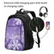 thumbnail image 2 of Fotbe Snowflakes Mochila con Estampado y Puerto USB para Hombre y Mujer, Mochila Antirrobo, Mochila de Viaje, Mochila Escolar, Mochila Universitaria, 2 of 7