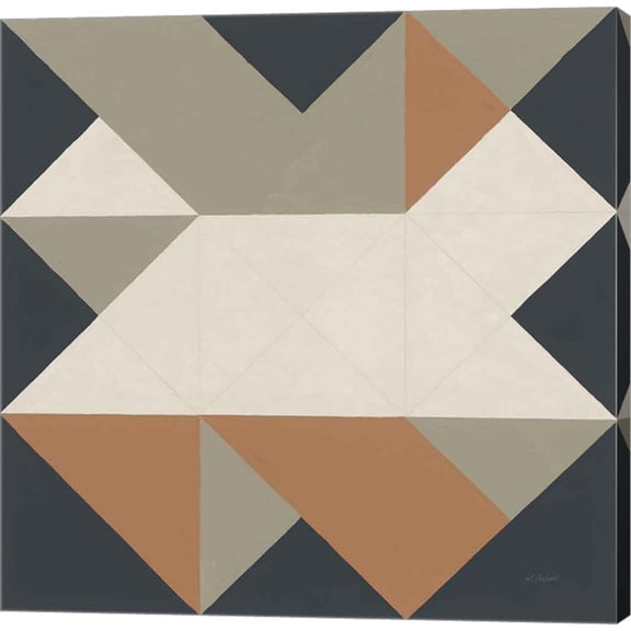 Great Art Now Triangles III Highland by Mike Schick, Canvas Wall Art, 24W x 24H