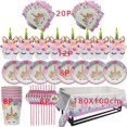 thumbnail image 3 of Decoración Unicornio Decoración Fiesta Cumpleaños Unicornio Niños, 3 of 4