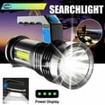 thumbnail image 5 of LED Flashlight USB Rechargeable Torch COB Spotlight Camping Light High Lumens Emergency Lamp 3 Modes Waterproof, 5 of 5