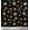 Black, variant on Soimoi Cotton Duck Fabric Leaves & Floral Printed Fabric 1 Yard 42 Inch Wide