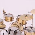 thumbnail image 6 of Hellery Mini Drum Set Dollhouse Accessory, Gold, 8 Pieces, 6 of 7