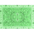 thumbnail image 1 of Ahgly Company Indoor Rectangle Abstract Emerald Green Modern Area Rugs, 7' x 10', 1 of 4