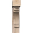 thumbnail image 2 of Ekena Millwork 7 1/2"W x 32"D x 32"H Merced Block Smooth Bracket w/ Offset Brace, Douglas Fir, 2 of 25
