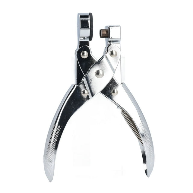 Plastic Bag Hole Puncher, Zinc Alloy Handheld Single Round Hole Punch, Lightweight Portable Plastic Film Hole Puncher Punching Paper Film for Plastic Bag PVC Bag