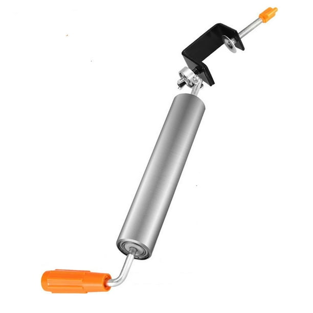 Rodillo de Acero Inoxidable para Amasar, Rodillo Fijo para El Hogar, Rodillo de Cuero con Peso y Extensión para Hacer Bolas de Masa.