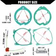 thumbnail image 2 of 7Pcs 2-8KW Heater Plug Service Kit Diesel Heater Glow Plug Removal Tool Parking Heater Maintenance Kit Car Air Diesel Gasket Ceramic Glow Plug Kit with Glow Pin Screen Gasket for Chinese Diesel Heater, 2 of 7