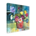 thumbnail image 2 of Trademark Fine Art 'Potted Pansies' Canvas Art by Annelein Beukenkamp, 2 of 3