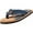 Indigo Canvas, variant on NORTY Men's Memory Foam Flop Flop Sandals for Beach, Pool, Shower