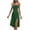 Green, variant on WTOBBY Fashion Women Spaghetti Strap Dress Polka Dot Midi Dress Sleeveless with High Slit, Sexy and Chic for Evening and Parties,Wine S