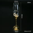 thumbnail image 6 of CIYISON Transparent Glasses Toasting Glasses Clear Glass for Restaurant Wedding Parties, 6 of 19