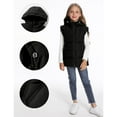 thumbnail image 7 of Coerni Boys Girls Puffer Vest with Hood Warm Sleeveless Winter Down Jacket Lightweight Zip Up Hooded Coat Puffy Quilted Vests, 7 of 7