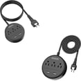 thumbnail image 1 of 2 Prong Power Strip, 2 Prong to 3 Prong Outlet Adapter, 2 Prong Extension Cord, Rotating Plug, Wall Mount, 1 of 8