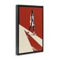 thumbnail image 2 of Stupell Industries Modern Retro Basketball Legend Black Floating Frame Canvas Art, 17 x 25, by Ray Powers, 2 of 8
