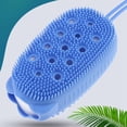 thumbnail image 4 of Silicone Body Scrubber Soft - Unisex Exfoliating Body Brush Shower Bath Scrubber, 4 of 8