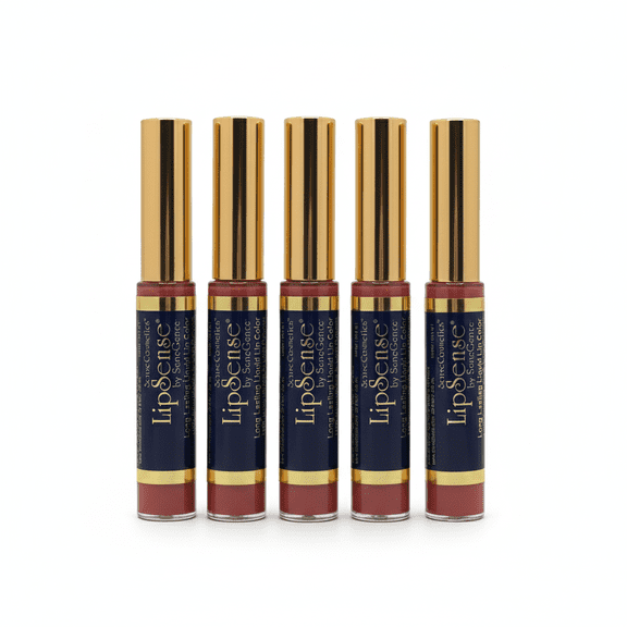 5 Pack, LipSense by SeneGence Long Lasting Liquid Lip Color Honey Rose 0.25oz