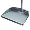 Great Value Lobby Broom & Dustpan Kit, 37" Handle with Recycled Pet