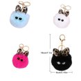 thumbnail image 3 of Guardurnaity Bola llavero lindo pequeño llavero multiusos colgante hebilla bolsa decoraciones colección cumpleaños regalos de navidad Accesorios de disfraces Blanco Guardurnaity AP014346-02, 3 of 6