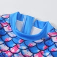 thumbnail image 4 of LRen Little Girls Swimsuits One Piece Ruffle Bikini Swimwear for Kids Girls Funny Summer Tankini Swimsuit Girl Beach Swimwear Summer Beach Outfit, 4 of 7
