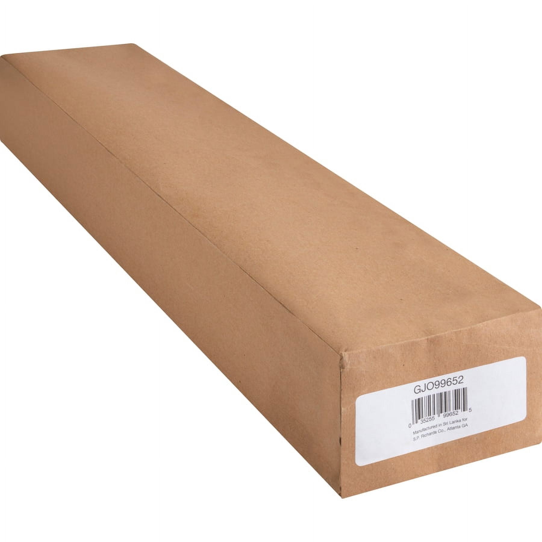 Genuine Joe 24" Push Broomhead - Palmyra Bristle - 3.50" Handle Diameter - 24" Overall Length - Lacquered Wood Handle - 12 / Carton