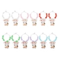 thumbnail image 1 of Shisuyan Wineglass Charms Exquisite Craftsmanship 12Pcs Identification, 1 of 9